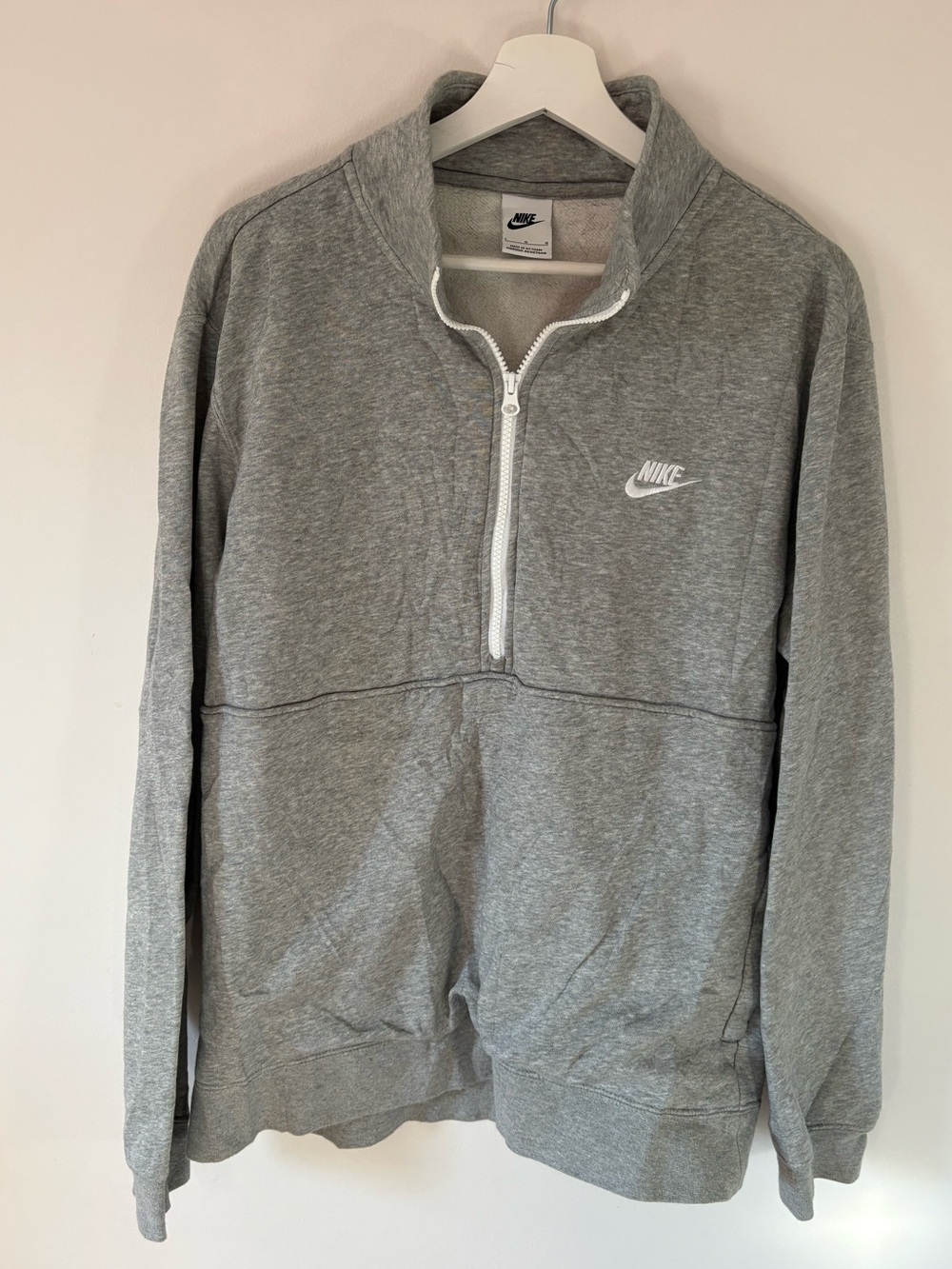 Nike Sportswear Club Men's Brushed-Back 1/2-Zip Sweatshirt L